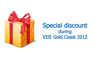 Special Discount During VIIE Gold Coast 2012
