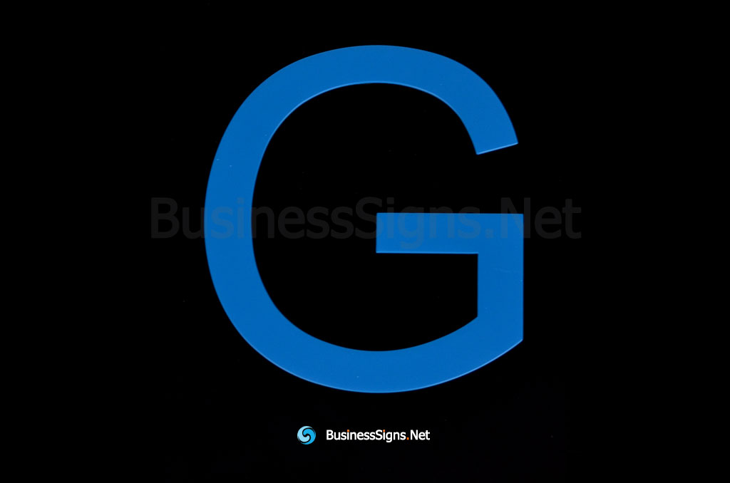 Painted Laser Cutting 1mm Stainless Steel Business Signs