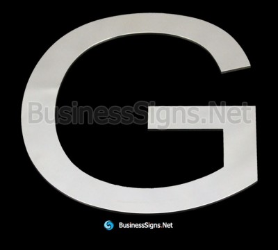 Laser Cutting 1mm Mirror Polished Stainless Steel Business Signs