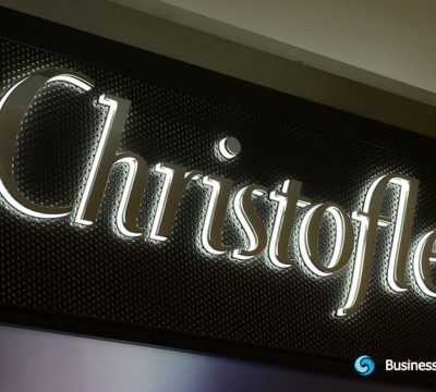 3D LED Side-lit Business Signs With Mirror Polished Stainless Steel Surface