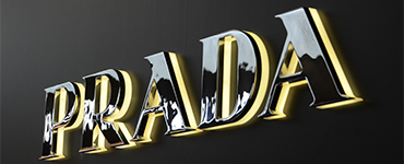 LED Backlit Signs For Prada